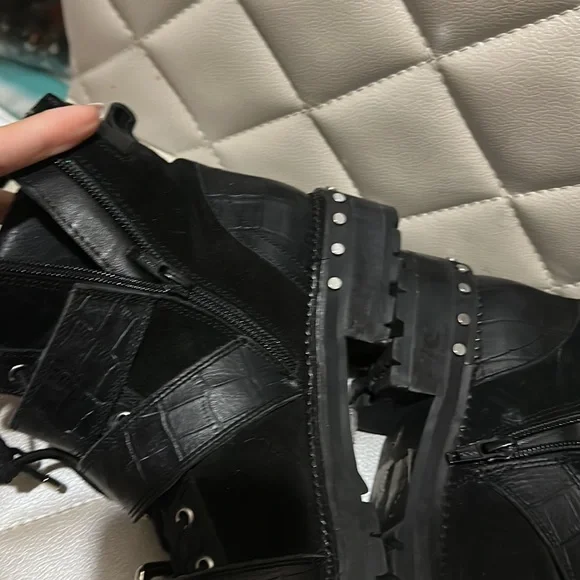 Leather and suede bad a boots size 38 - Picture 3 of 3